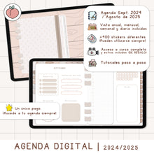 Cargar imagen en el visor de la galería, AGENDA DIGITAL PRO 2024/2025 | MINIMALISTA EDICIÓN NUDE
