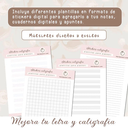 Plantillas para mejorar la letra