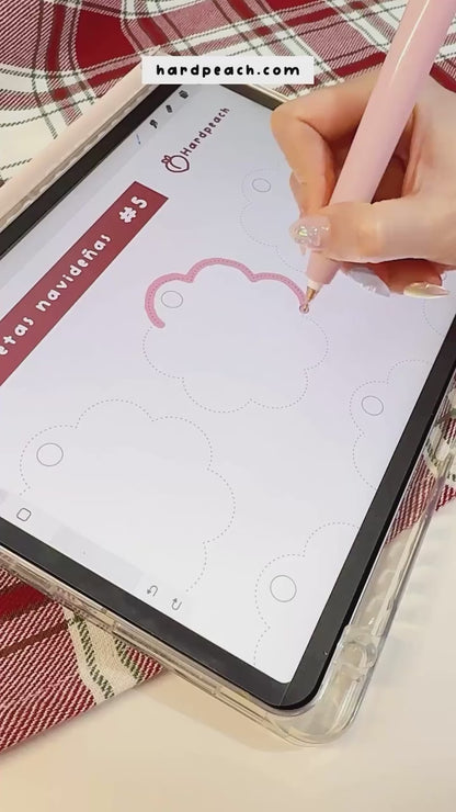 CREA POSTALES Y ETIQUETAS NAVIDEÑAS: Curso con lecciones paso a paso, pinceles y recursos para Procreate