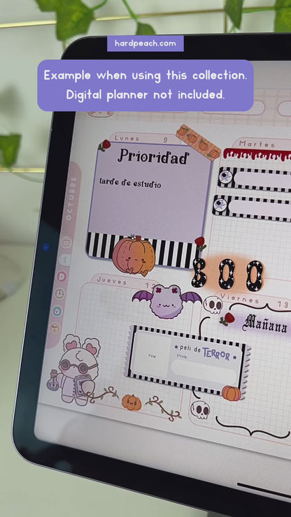 HALLOWEEN DIGITAL STICKERS | Versión en inglés