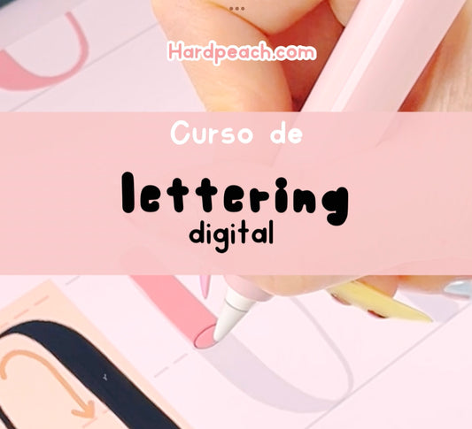 DIGITAL LETTERING: STEP-BY-STEP COURSE, BRUSHES AND RESOURCES | Spanish audio 