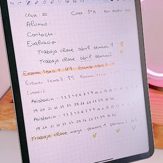 agenda docente digital todo en uno