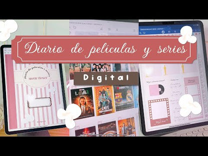 DIARIO DE PELÍCULAS Y SERIES DIGITAL: Diario digital para seguimiento, organización de series y películas, listas y reseñas