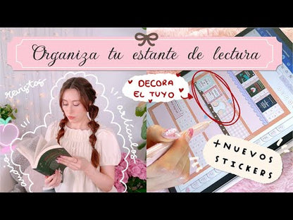 STICKERS DIGITALES EXTRA PARA EL DIARIO DE LECTURA: Organiza y personaliza tu seguimiento de libros