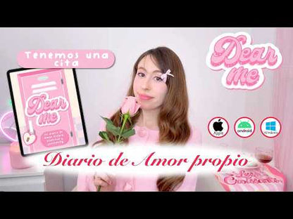 DEAR ME: Diario digital de amor propio guiado, diario de gratitud y journal guiado con prompts. Incluye stickers digitales y recursos extra