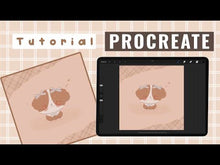 Cargar y reproducir el video en el visor de la galería, KIT DE PINCELES PARA PROCREATE: LAZOS ADORABLES
