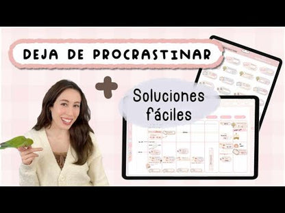 KIT DE STICKERS DIGITALES: ¡Deja de procrastinar y organiza tu día más fácil!