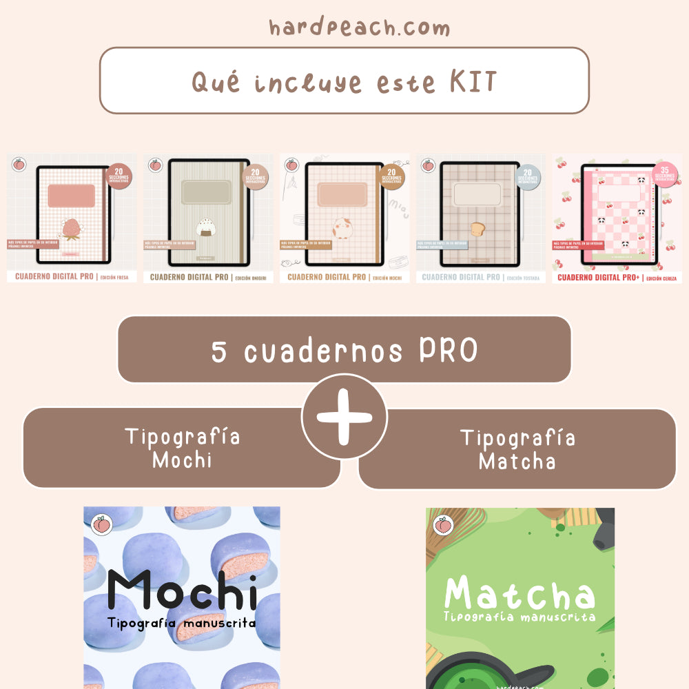 DIGITAL NOTEBOOK KIT TAKE OUTSTANDING NOTES! Spanish version