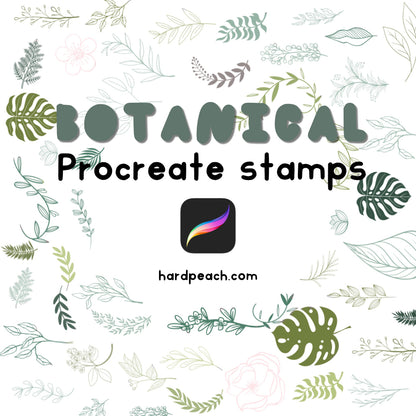 BOTANICAL BRUSHES - PROCREATE STAMPS