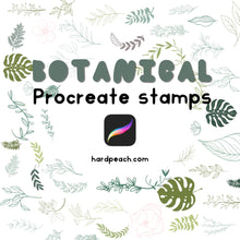 Load image into Gallery viewer, BOTANICAL BRUSHES - PROCREATE STAMPS
