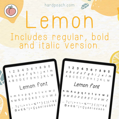 LEMON HANDWRITTEN FONT