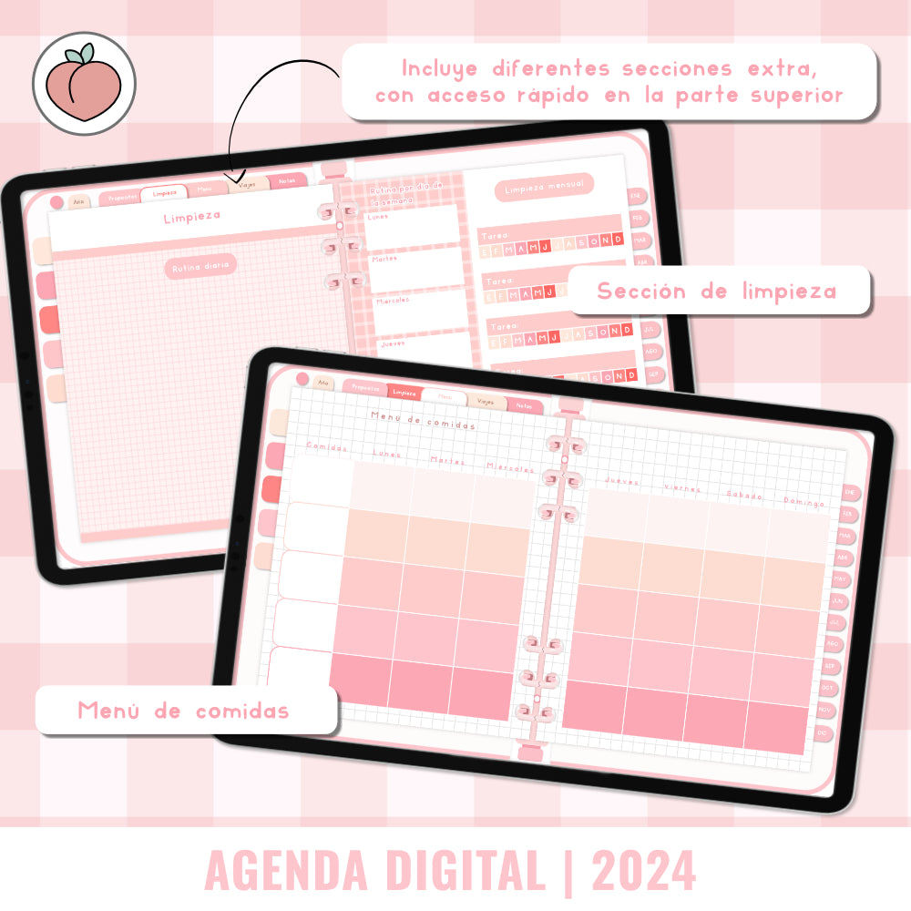 🥳💖Mi nueva agenda digital PRO 2021- 2022 😍🤩🤩 ¡Es la agenda más  completa que he visto! 📆✍🏼💖🎀 