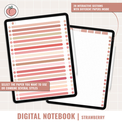 STUDENT DIGITAL NOTEBOOK | STRAWBERRY EDITION