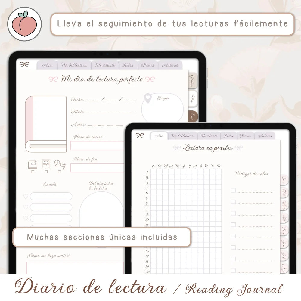 seguimiento de lectura con reading journal