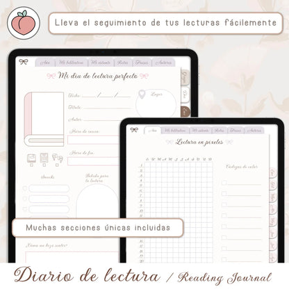 seguimiento de lectura con reading journal