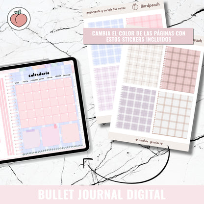 DIGITAL BULLET JOURNAL | SWEET CANDY - Spanish version