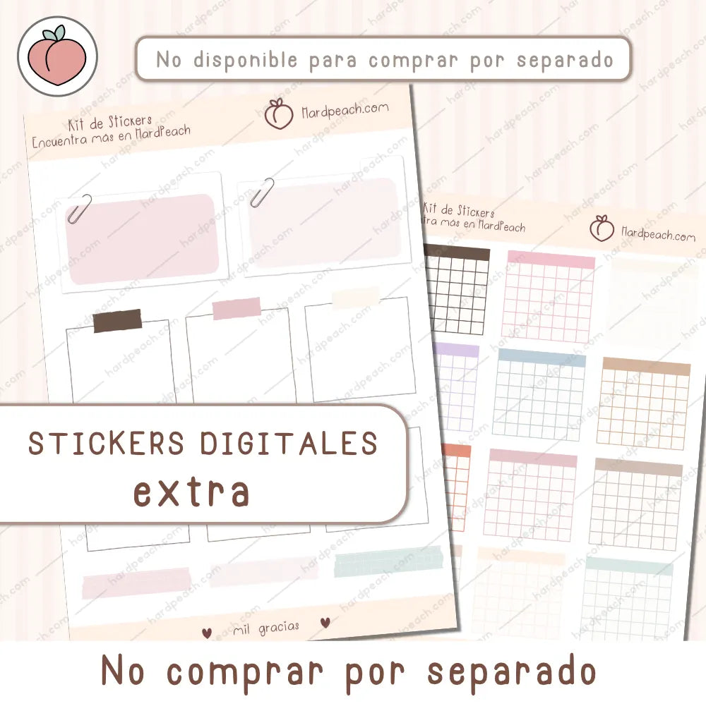 KIT DE STICKERS DIGITALES EXTRA (No disponible para comprar por separado) - 026