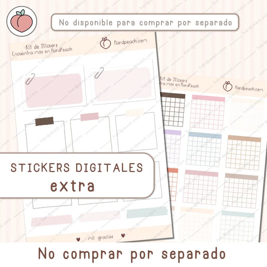 KIT DE STICKERS DIGITALES EXTRA (No disponible para comprar por separado) - 026