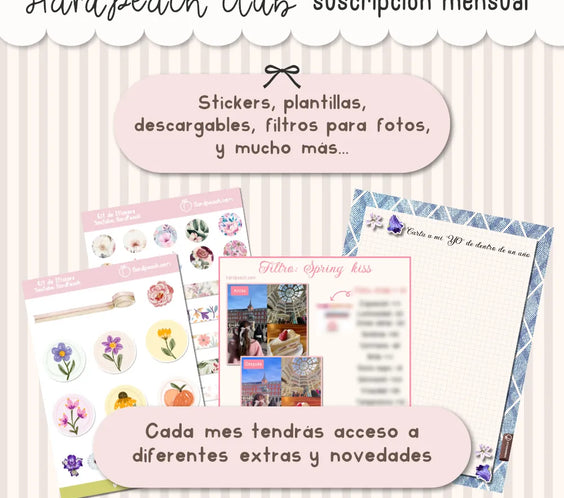 stickers digitales hardpeach club pro