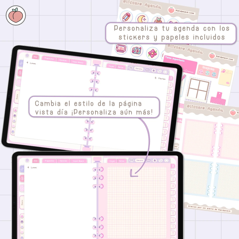 stickers para agendas digitales ipad