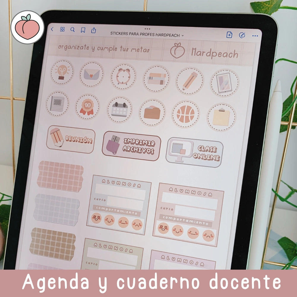 Stickers digitales para docentes