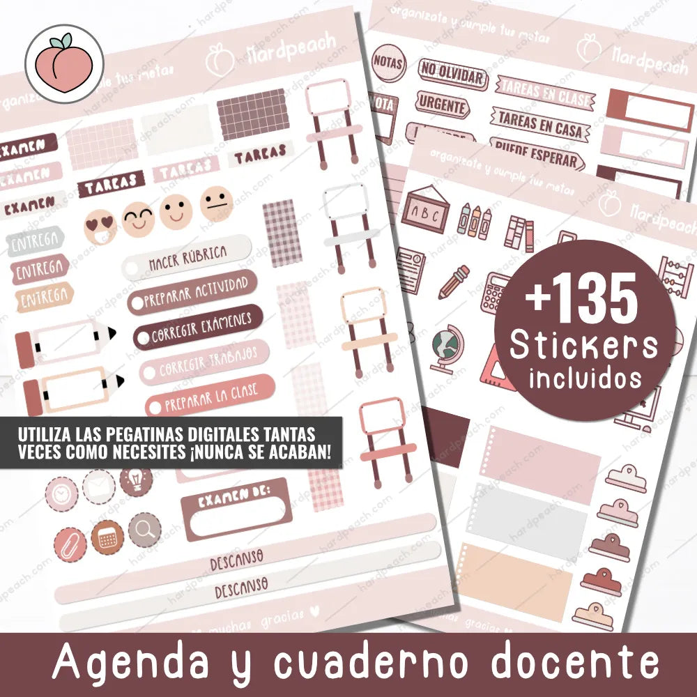 Stickers digitales para docentes