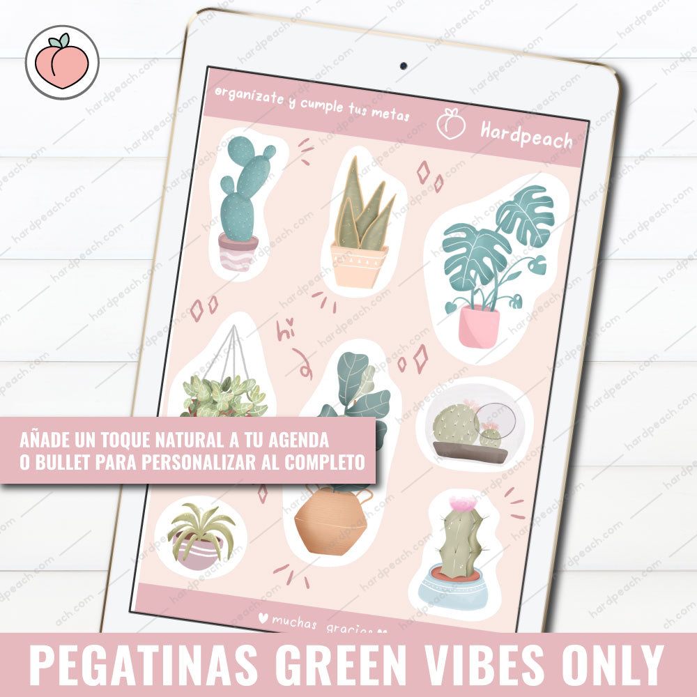 stickers digitales plantas