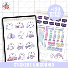 Load image into Gallery viewer, stickers unicornio
