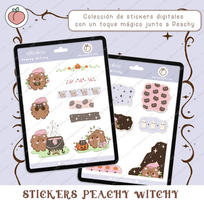 Stickers digitales de halloween