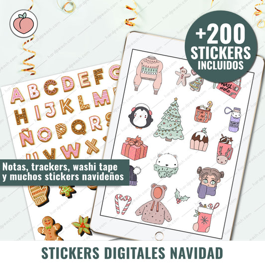 XMAS DIGITAL STICKERS | Spanish version