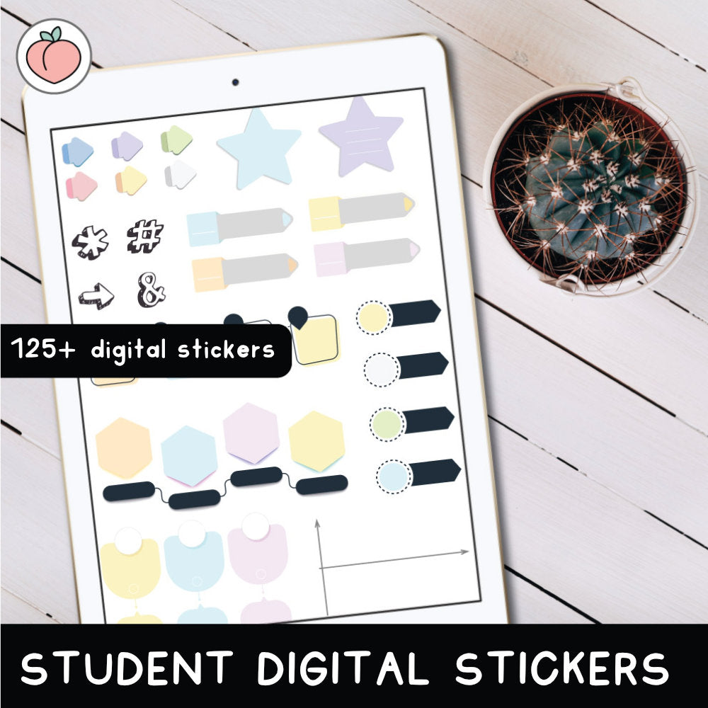 STUDENT DIGITAL STICKERS | SCHEMES AND CONCEPTUAL MAPS
