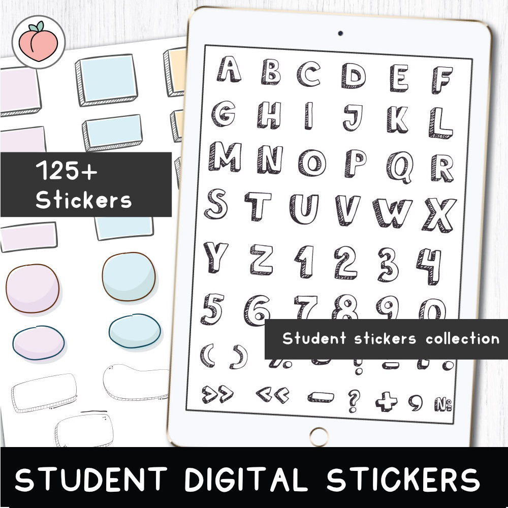 STUDENT DIGITAL STICKERS | SCHEMES AND CONCEPTUAL MAPS
