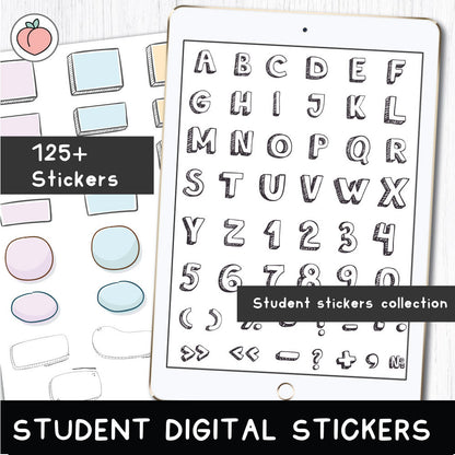 STUDENT DIGITAL STICKERS | SCHEMES AND CONCEPTUAL MAPS