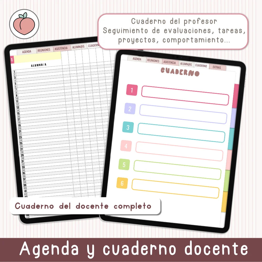 Teacher planner para iPad