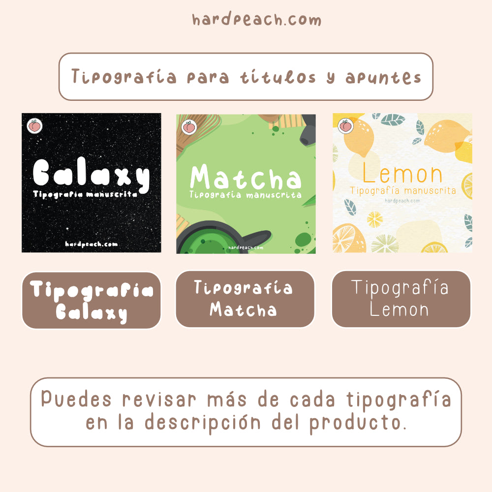 KIT PARA APUNTES DE MEDICINA: Cuadernos digitales infinitos, tipografías y stickers digitales