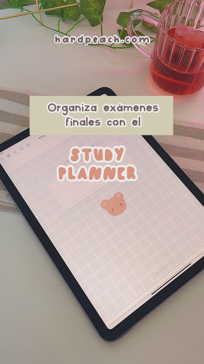 STUDY DIGITAL PLANNER UNDATED | Spanish version