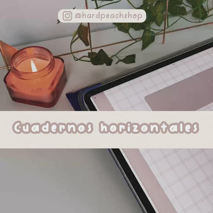 CUADERNO DIGITAL HORIZONTAL SIN PESTAÑAS | HOJAS DE PUNTOS