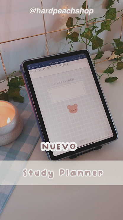STUDY DIGITAL PLANNER UNDATED | Spanish version