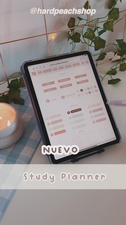 STUDY DIGITAL PLANNER UNDATED | Spanish version