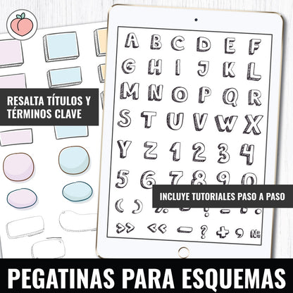 STICKERS PARA ESQUEMAS Y MAPAS CONCEPTUALES