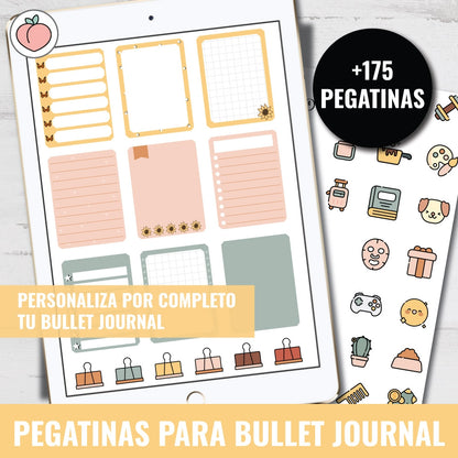 STICKERS PARA BULLET JOURNAL Y AGENDAS