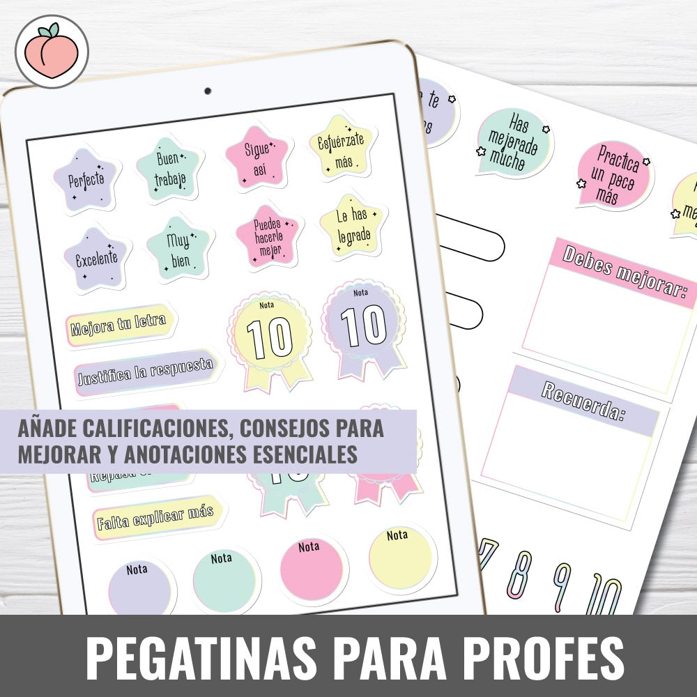STICKERS PARA PROFES