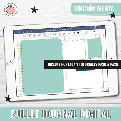 BULLET JOURNAL DIGITAL - EDICIÓN MENTA | CREA TU AGENDA DIGITAL, PLANIFICADOR DIGITAL...