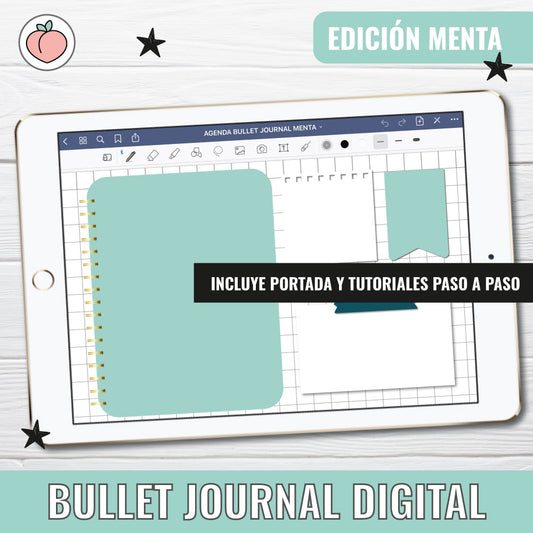 BULLET JOURNAL DIGITAL - EDICIÓN MENTA | CREA TU AGENDA DIGITAL, PLANIFICADOR DIGITAL...