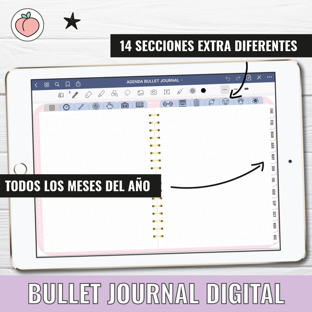 DIGITAL BULLET JOURNAL | PASTEL EDITION