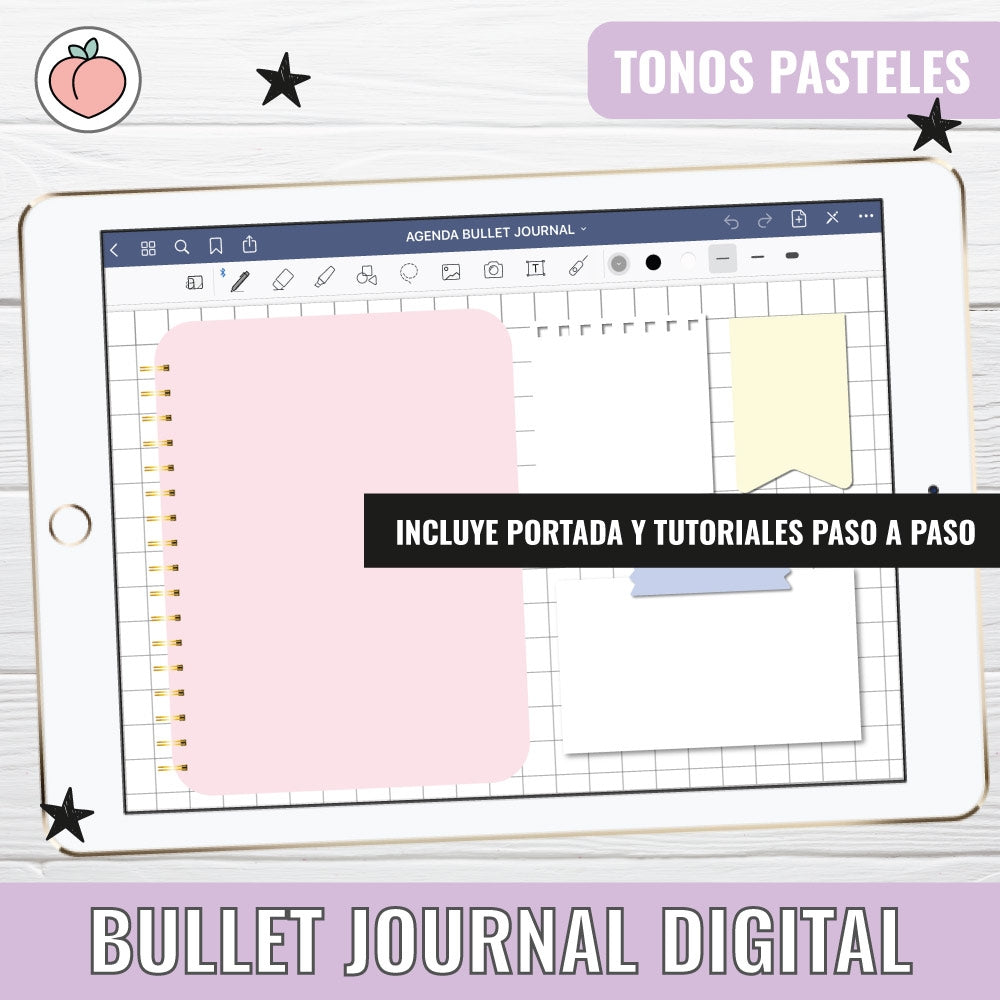 BULLET JOURNAL DIGITAL | EDICIÓN PASTEL