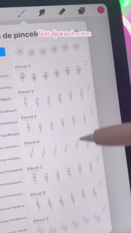 PROCREATE BRUSH KIT: FLORAL