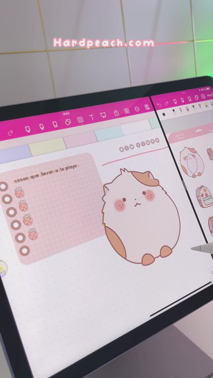 KIT CREATE YOUR MOCHI KITTY | DIGITAL STICKERS