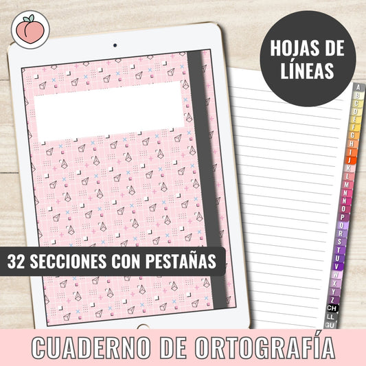 CUADERNO DE ORTOGRAFÍA | HOJAS DE LÍNEAS