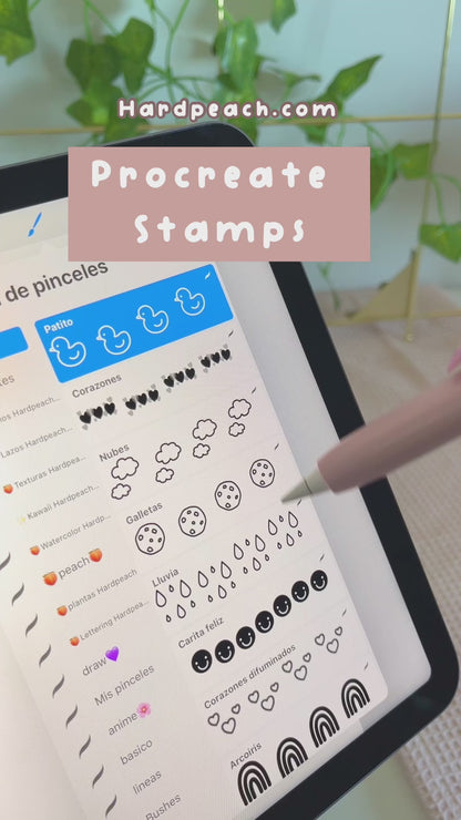 PROCREATE STAMP BRUSHES